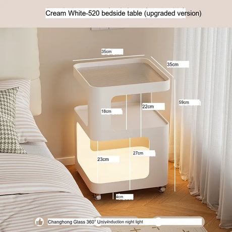 XIMIKA Lucerne Compact Modern Bedside Table from XIMIKA