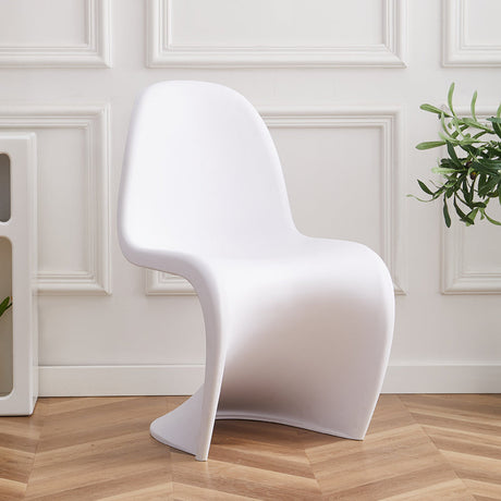 A&D Bartholomew Chic Stacking Plastic Dining Chair from A&D