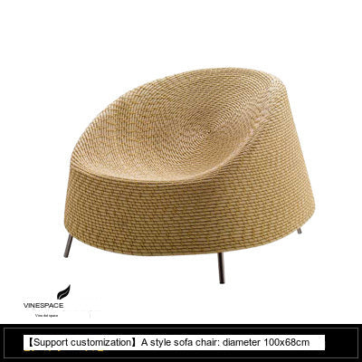RATTAN SPACE Isolde Light Luxury Balcony Chair from RATTAN SPACE