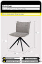 ABOUT WHITE Azura Modern Comfortable Nordic Dining Chair from ABOUT WHITE