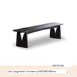 GENJI Arakawa Rustic Solid Wood Dining Bench from GENJI