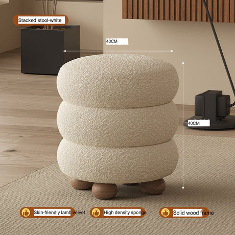 FANMINGDI Tashkent Elegant Upholstery Makeup Stool from FANMINGDI