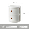 NIYE Aveline Minimalist Round Storage Side Table from NIYE