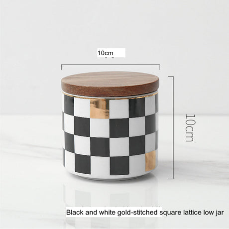 LIVETAI Marcellus Elegant Nordic Ceramic Storage Jar from LIVETAI
