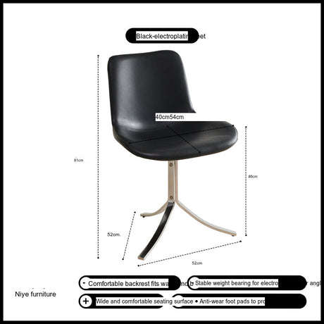 NIYE Seraphina Vintage Wax Leather Modern Dining Chair from NIYE