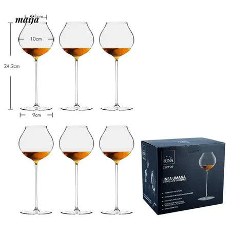 RONA Yunya Crystal Wine Glass Burgundy Bordeaux Glass from HOBBYTREE