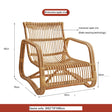 RATTAN FURNITURE Minato Elegant Indoor Lounge Chair from RATTAN FURNITURE