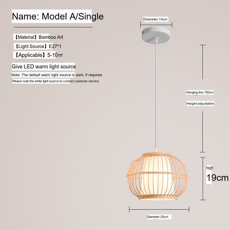 BOJI Haruki Elegant Natural Wood Stairlight Pendant Lamp from BOJI