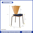 NIYE Haruki Minimalist Solid Wood Dining Chair from NIYE