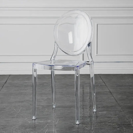 ABOUT WHITE Marisol Sleek Transparent Design High Chair from ABOUT WHITE