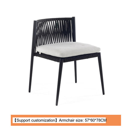 DIME GARDEN Hoshiko Elegant Rattan Weave Dining Set from DIME GARDEN