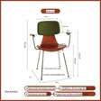 NIYE Zephyra Minimalist Retro Armrest Dining Chair from NIYE