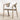 DIME GARDEN Alhambra Elegant Teak Three-Piece Courtyard Set from DIME GARDEN