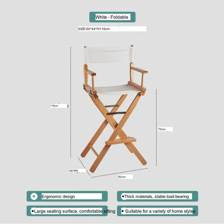 ABOUT WHITE Juniper Stylish Minimalist High Stool from ABOUT WHITE