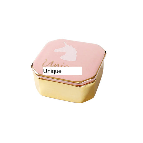TIANRUN Celestine Elegant Ceramic Jewelry Storage Box from TIANRUN
