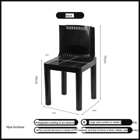 NIYE Zephyr Hollow Backrest Thickened Outdoor Chair from NIYE