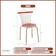 NIYE Alaric Retro Iron Creative Windsor Chair Designer Café Backrest Stool from NIYE