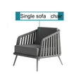 DIME GARDEN Isadora Elegant Rattan Chair & Coffee Table Set from DIME GARDEN