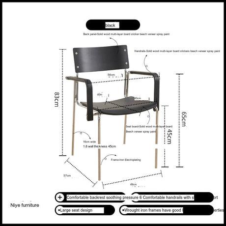 NIYE Marcellus Elegant Solid Wood Leisure Chair from NIYE