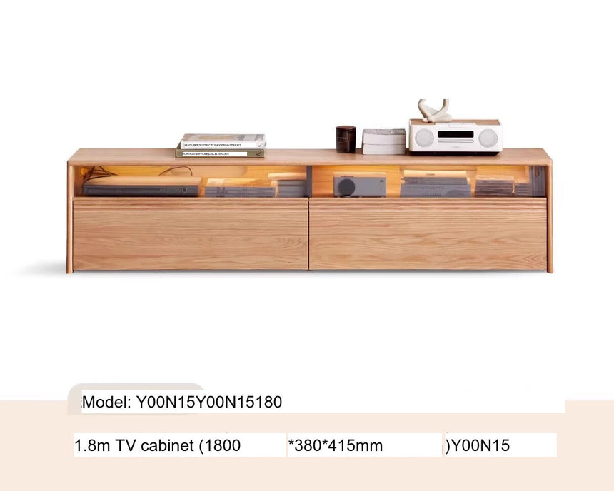 GENJI Haruki Contemporary Solid Wood TV Cabinet from GENJI