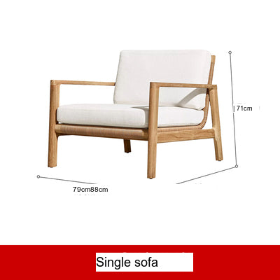 RATTAN SPACE Amaya Stylish Waterproof Sofa & Scandinavian Coffee Table for Leisure from RATTAN SPACE