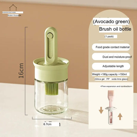 MH Isabeau Sleek Silicone Oil Dispenser Brush from MH