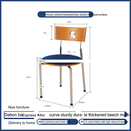 NIYE Isadora Vintage Solid Wood Balcony Chair from NIYE