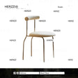 HERZZI Elowen Chic Minimalist Stainless Steel Stool from HERZZI