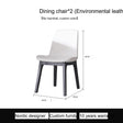 OROMA Zephyra Contemporary Leather High Chair from OROMA