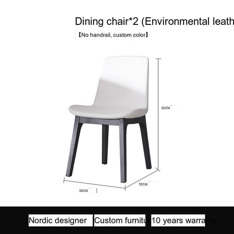 OROMA Zephyra Contemporary Leather High Chair from OROMA