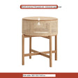 RATTAN FURNITURE Alhambra Rustic Natural Wood Side Cabinet from RATTAN FURNITURE