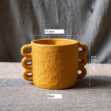 JUHAN Araceli Elegant Cement Flowerpot Decor from JUHAN