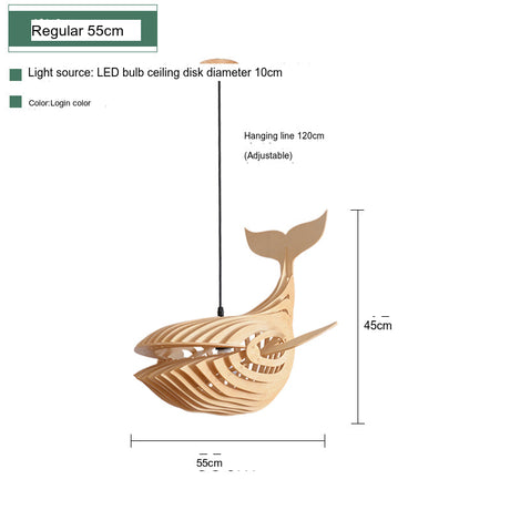 MAILANG Haruki Elegant Japanese Solid Wood Chandelier from MAILANG