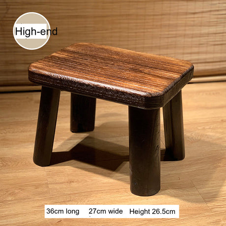 PAULOWNIA Isolde Eco-Friendly Wooden Footstool Coffee Table from PAULOWNIA