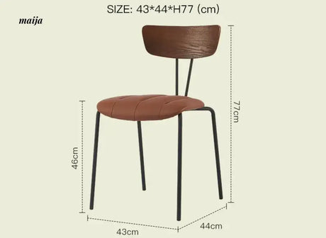 LAZYSPACE Benjamin Industrial Wind Dining Chair from LAZYSPACE