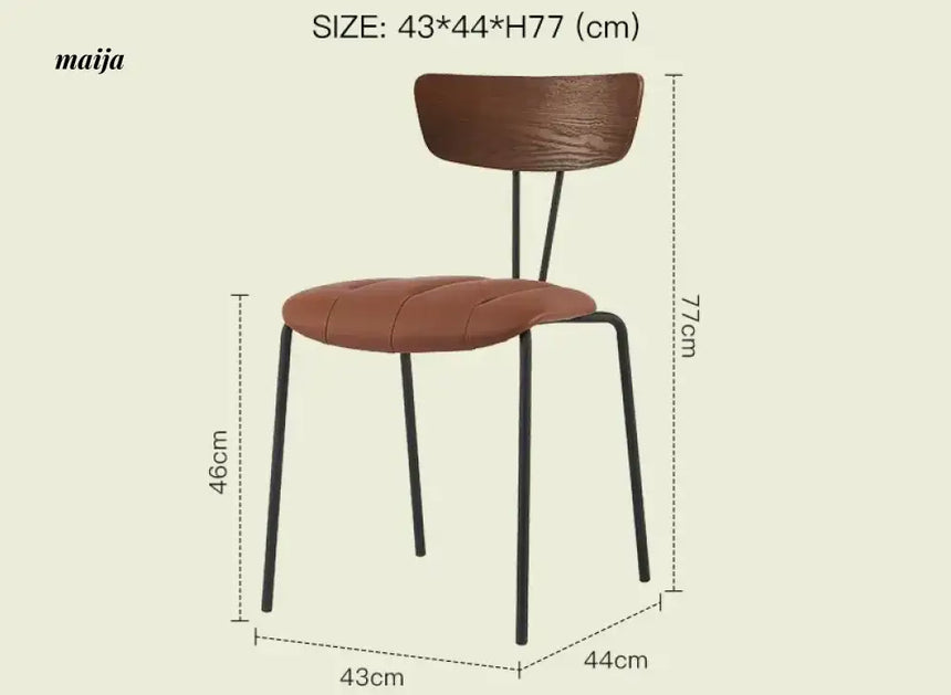 LAZYSPACE Benjamin Industrial Wind Dining Chair from LAZYSPACE