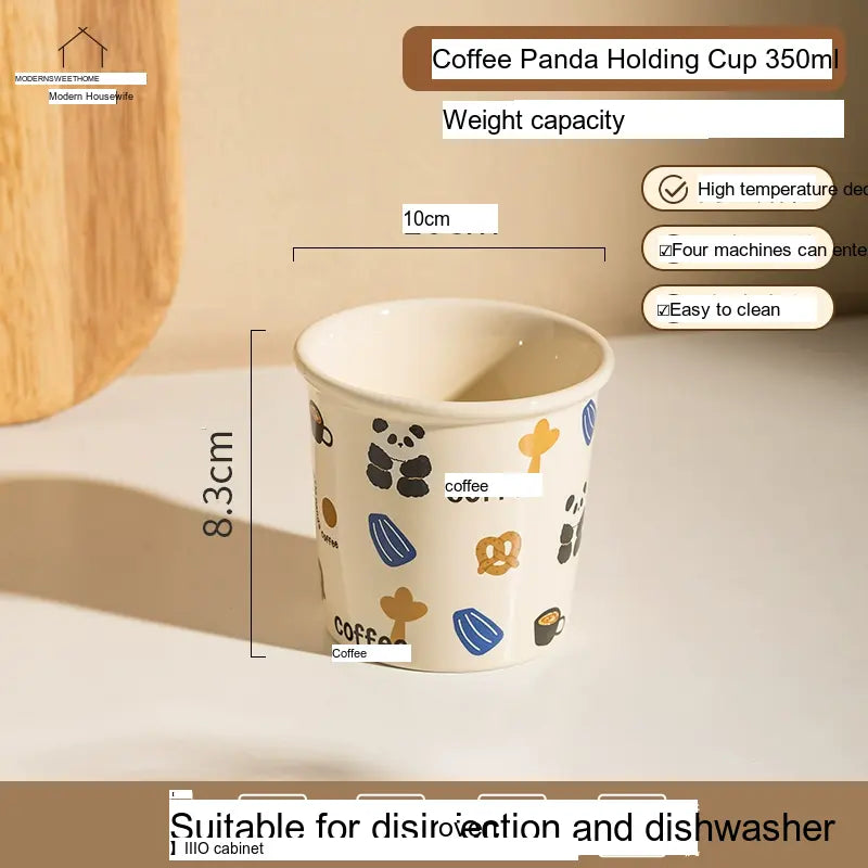 MH Taobao Elegant Insulated Glass Coffee Cup from MH