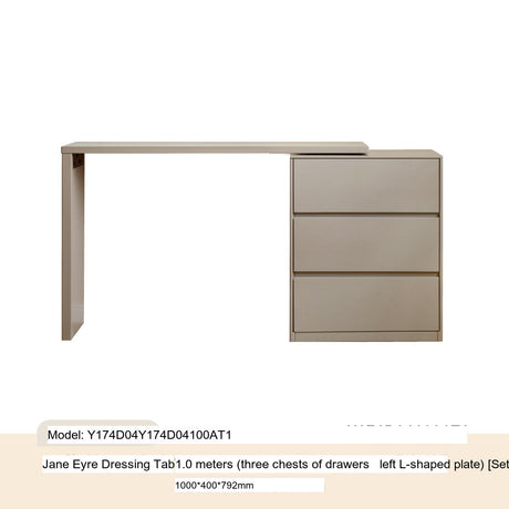 GENJI Akira Natural Wood Minimalist Dressing Table from GENJI