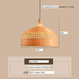 BOJI Harukaze Artistic Ambient Bamboo Ceiling Lamp from BOJI