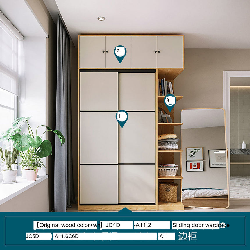 LINSYKIDS Japanese Style Sliding Door Wardrobe from LINSY KIDS