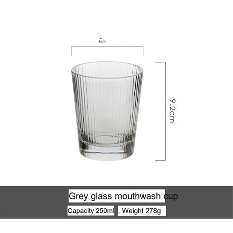 TIANRUN Alhambra Cozy Nordic Striped Wash Cup Set from TIANRUN