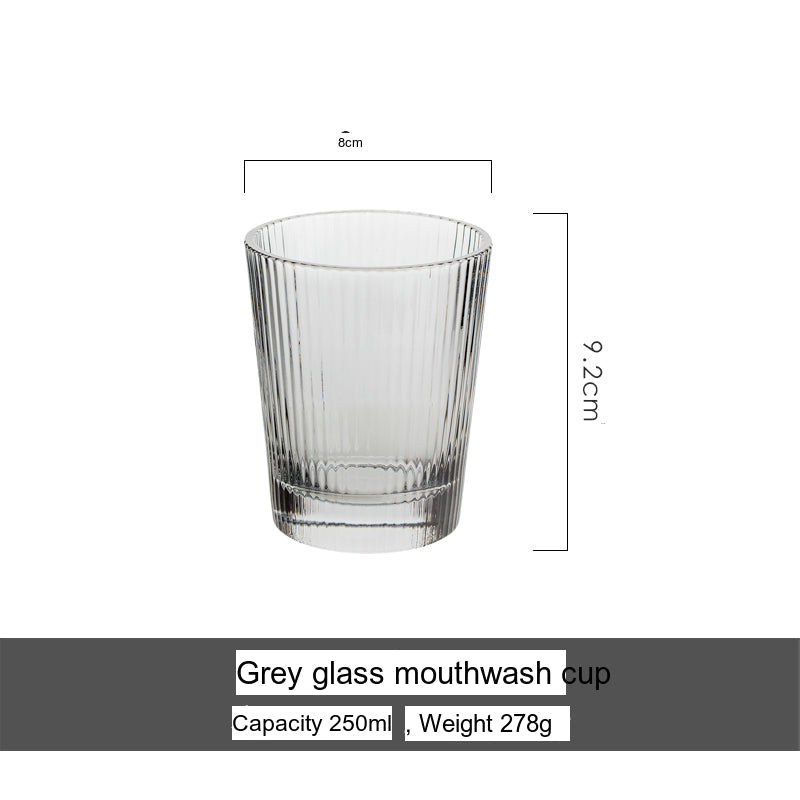 TIANRUN Alhambra Cozy Nordic Striped Wash Cup Set from TIANRUN