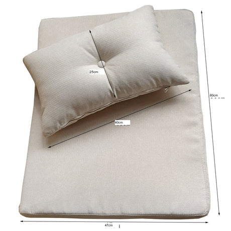 RATTAN FURNITURE Alhambra Cozy Comfortable Cushion for Rope Reading Chairs from RATTAN FURNITURE