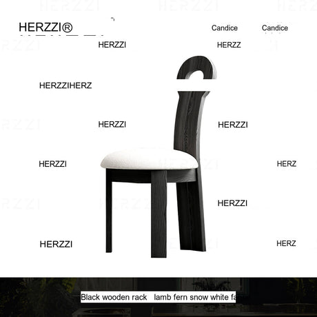 HERZZI Alaric Elegant Solid Wood Dining Chair from HERZZI