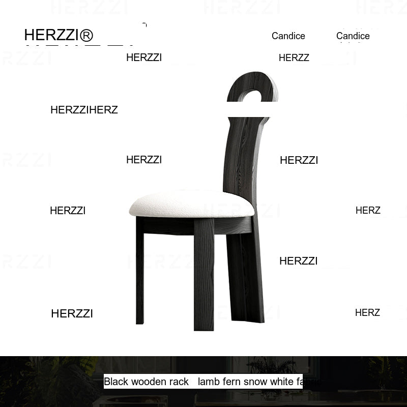 HERZZI Alaric Elegant Solid Wood Dining Chair from HERZZI
