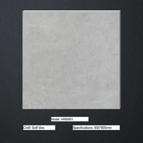 LOFTWELL Alhambra Modern Gray Soft Cement Floor Tile from LOFTWELL