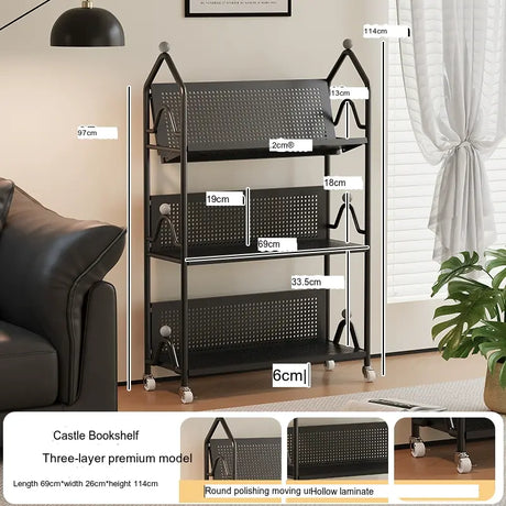 XIMIKA Hiroko Versatile Iron Children's Bookshelf Rack from XIMIKA