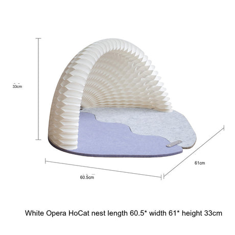 SHIBA Kenji Stylish Semi-Closed Meow Bed from SHIBA