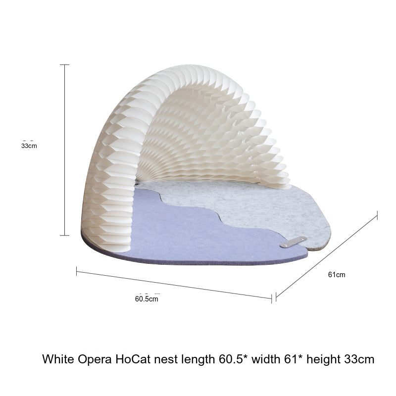 SHIBA Kenji Stylish Semi-Closed Meow Bed from SHIBA