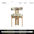 HERZZI Akira Luxe Solid Wood Dining Chair from HERZZI